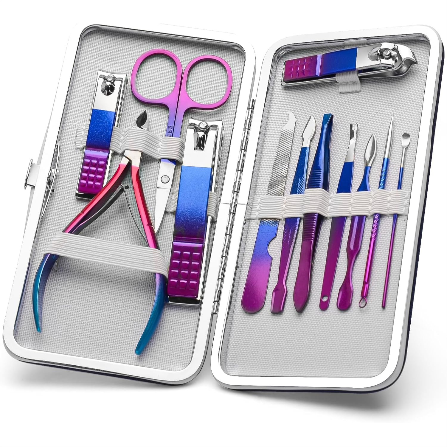 Men'S Grooming Images - 12Pcs Manicure Set Nail Clippers Pedicure