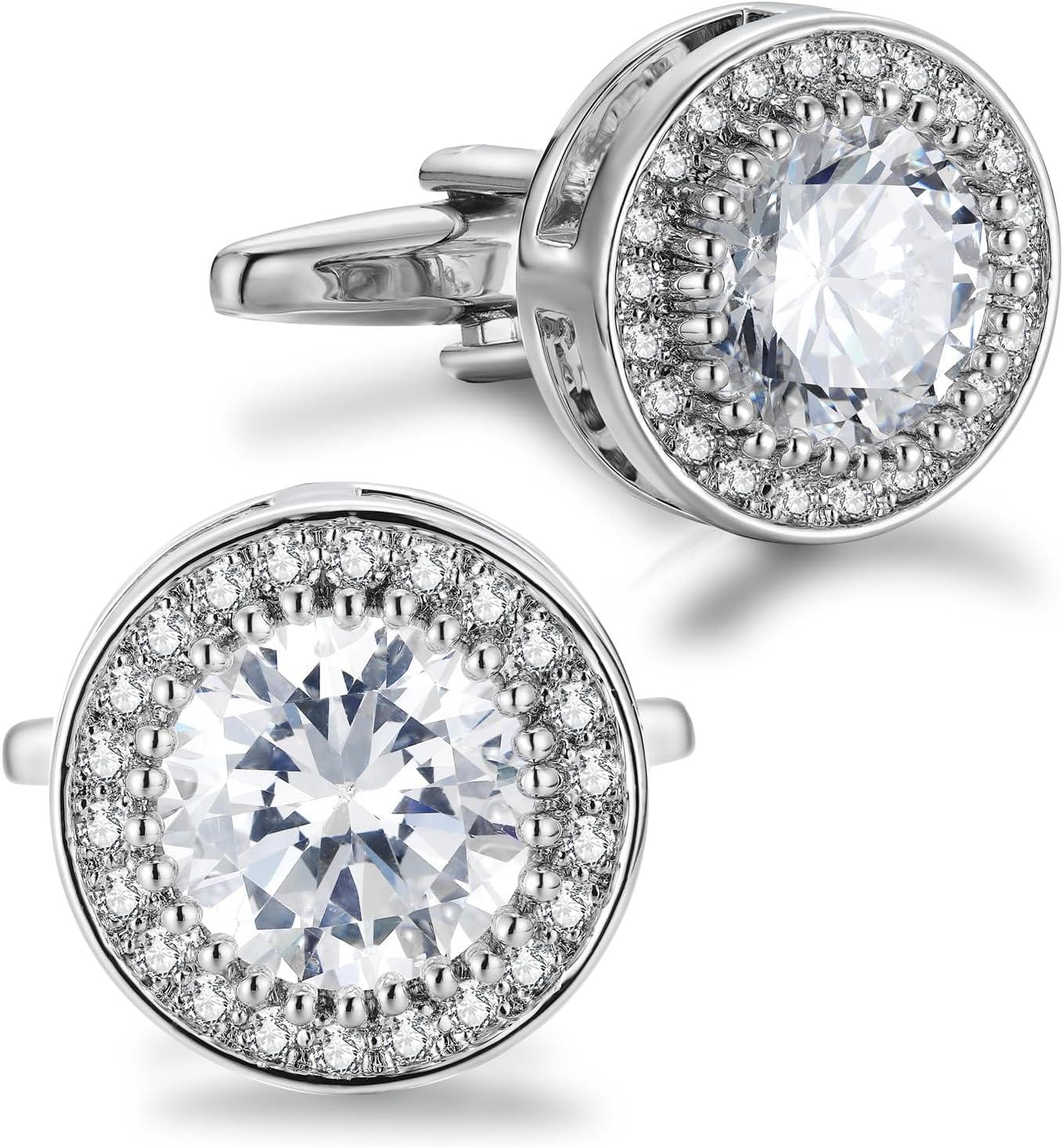 Men Grooming Usa - Sparkling CZ Cufflinks for Men -