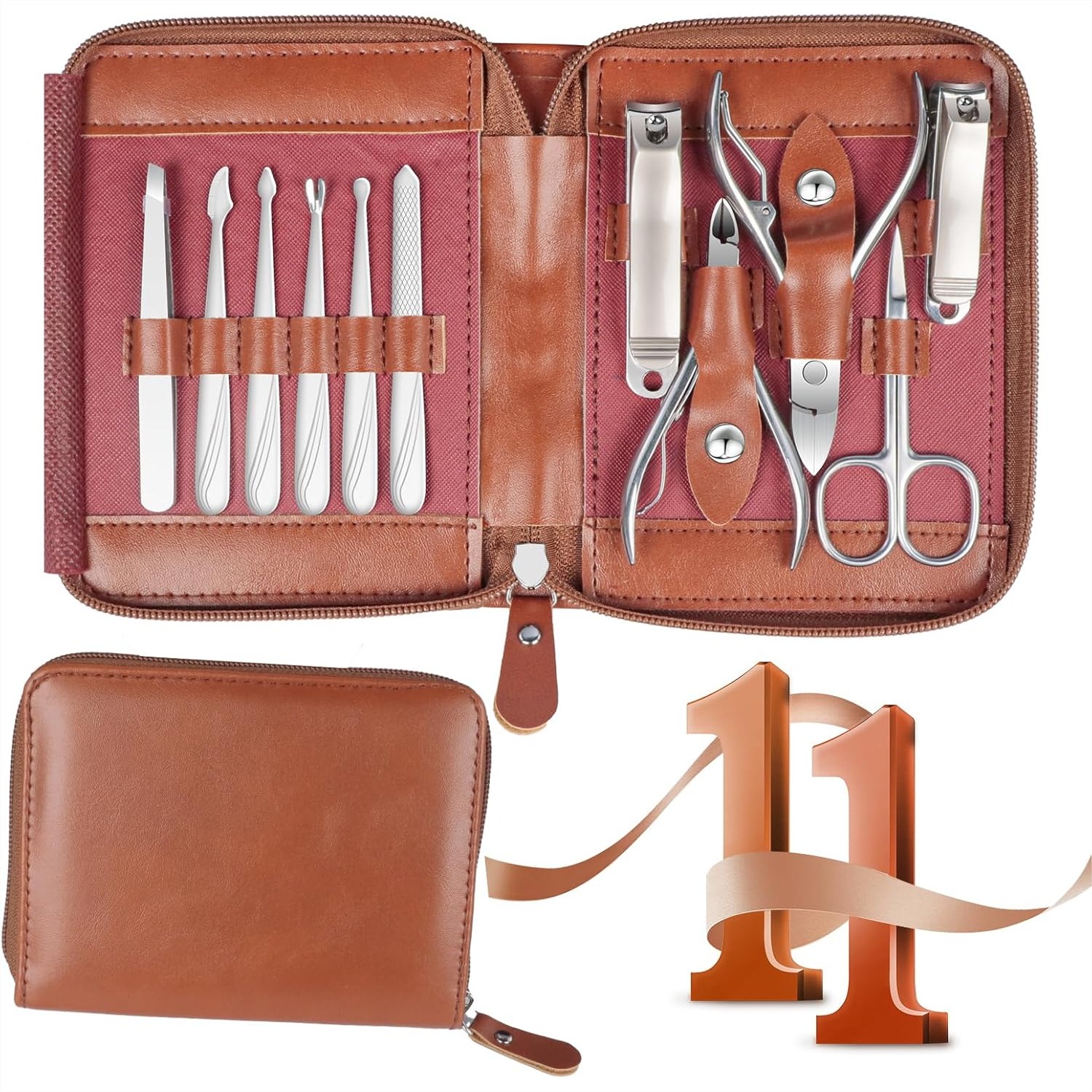 Men'S Grooming Images - 11 in 1 Stainless Steel Manicure