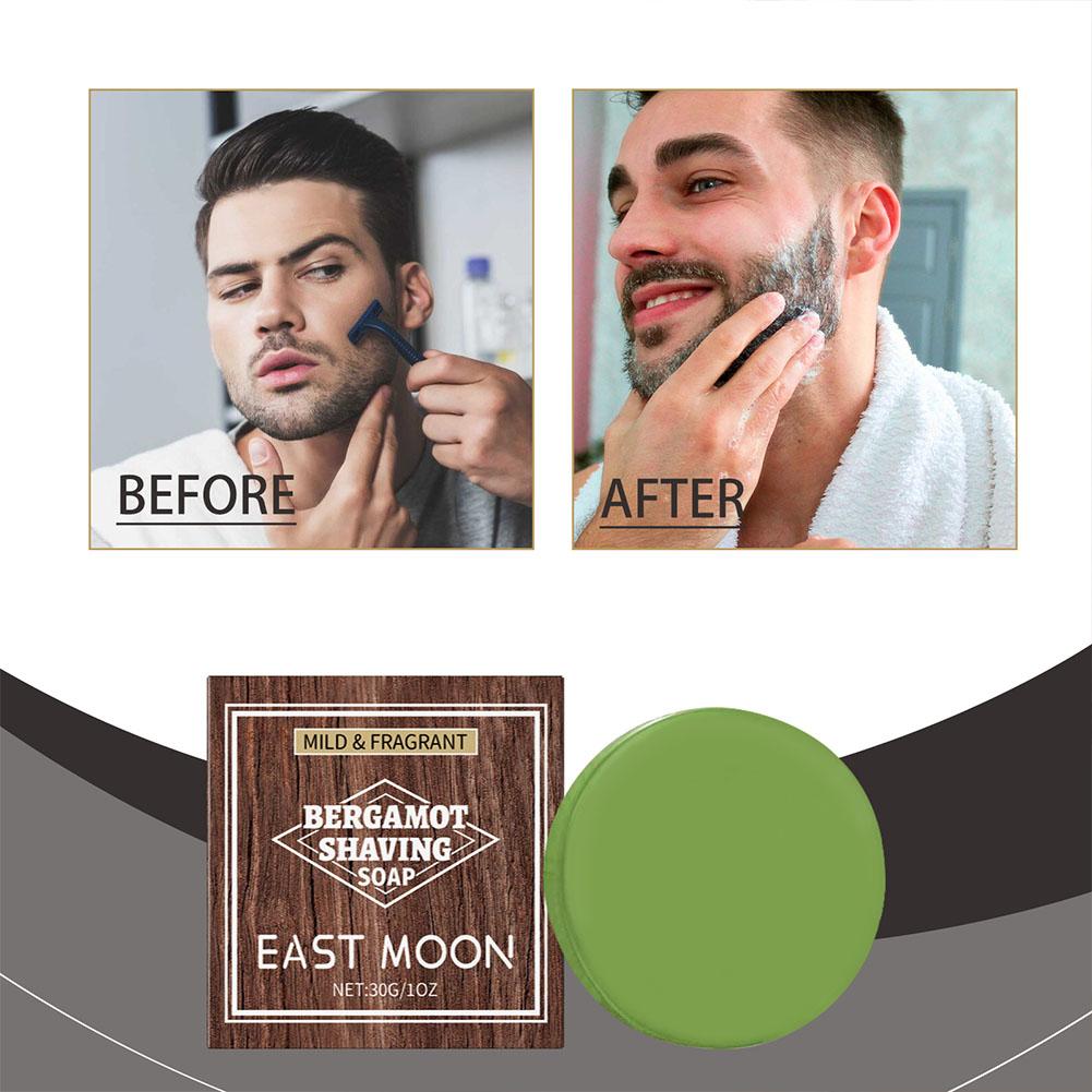 Men'S Beard Grooming - Bergamot Shaving Soap for Men Rich