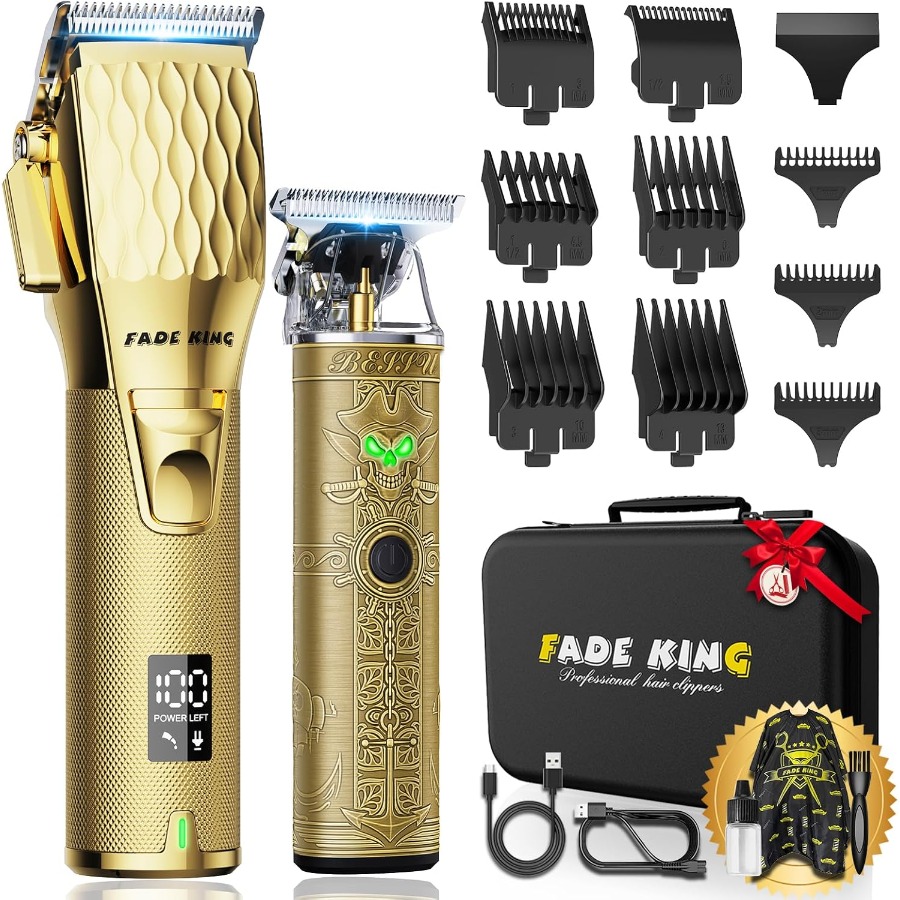 Hair Clipper Professional - Professional Hair Clippers Beard Trimmer Set