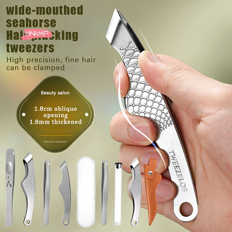 Men Grooming Usa - Professional Wide Mouth Hair Plucking Tweezers