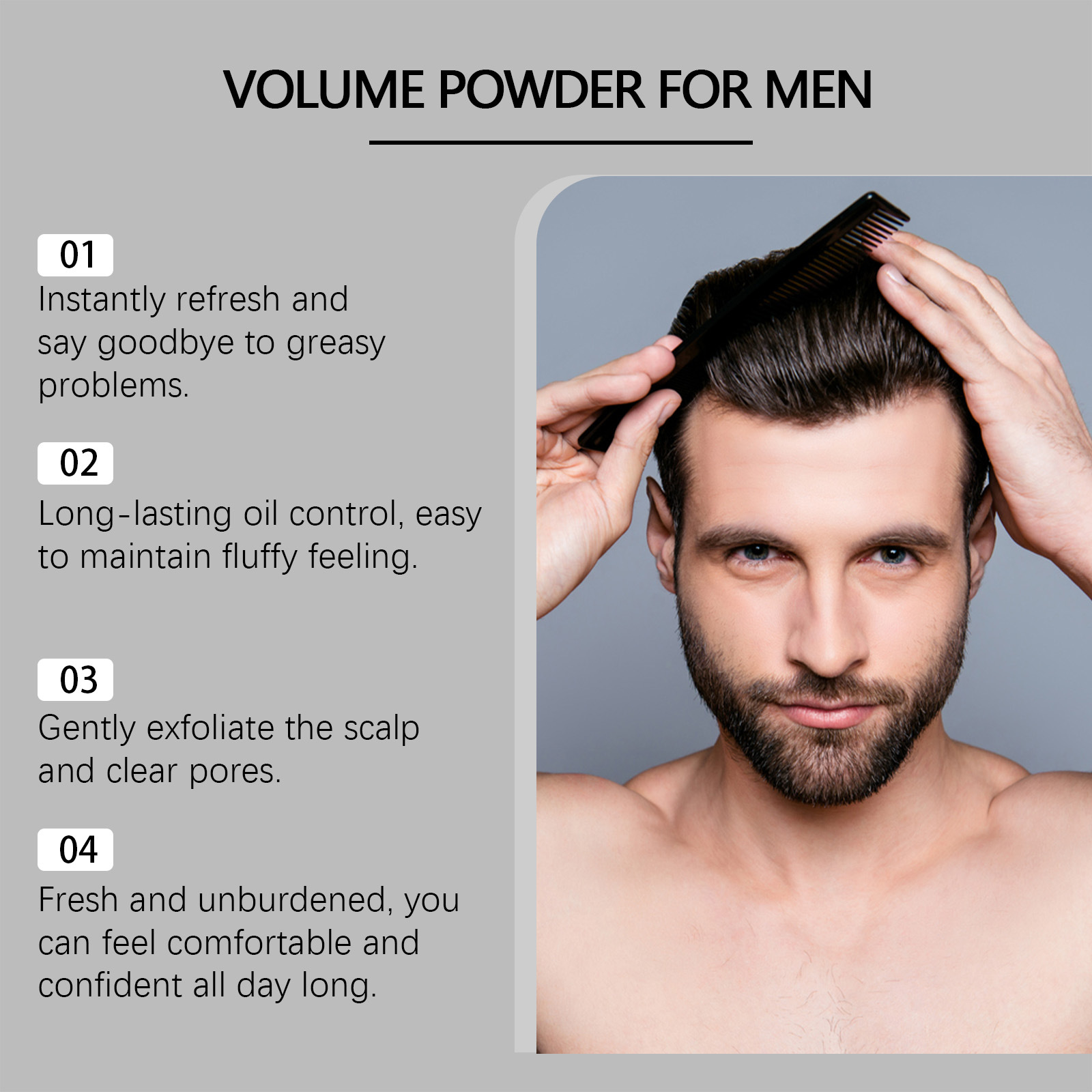 Volume Powder for Men Strong H - Men'S Grooming Wax ulasan dan harga