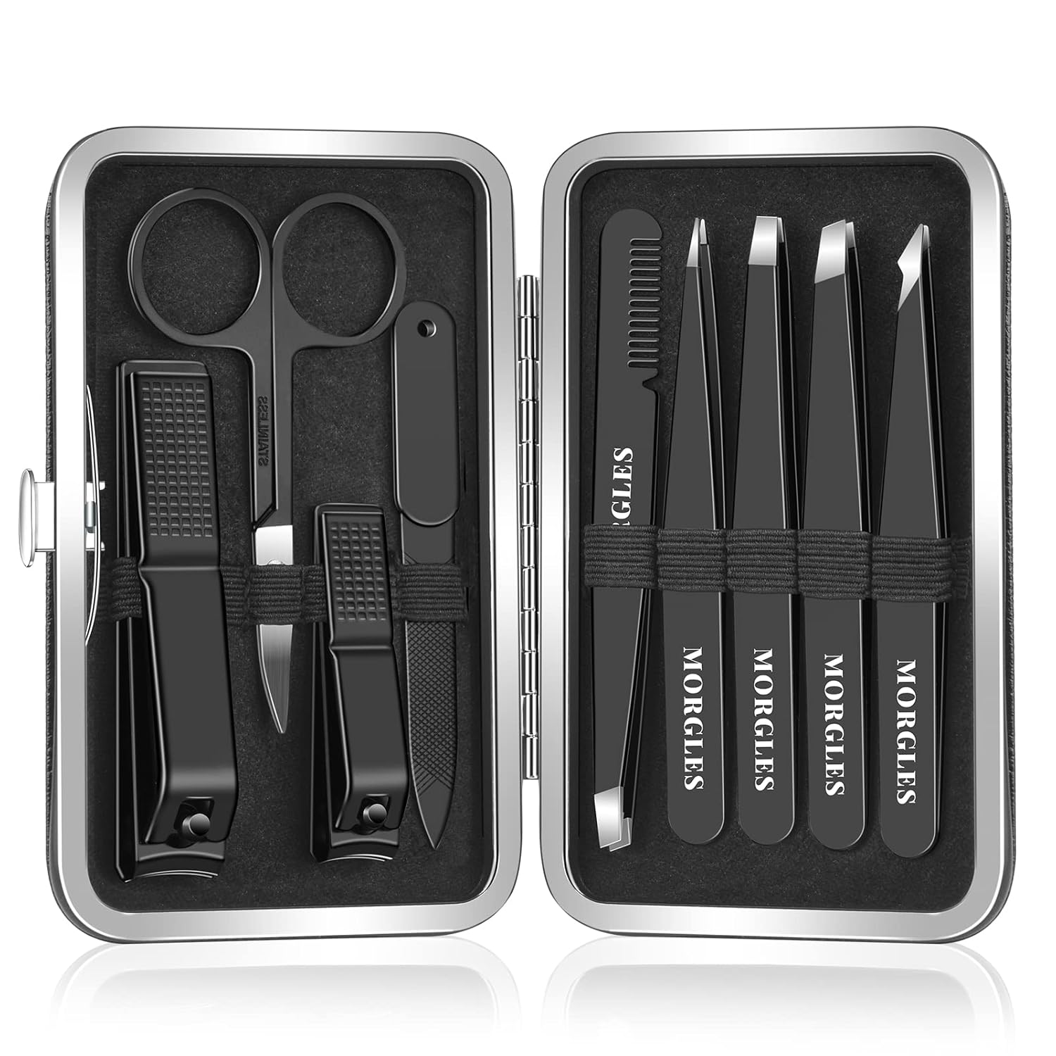 9-Piece Stainless Steel Tweeze - Men'S Grooming Images ulasan dan harga
