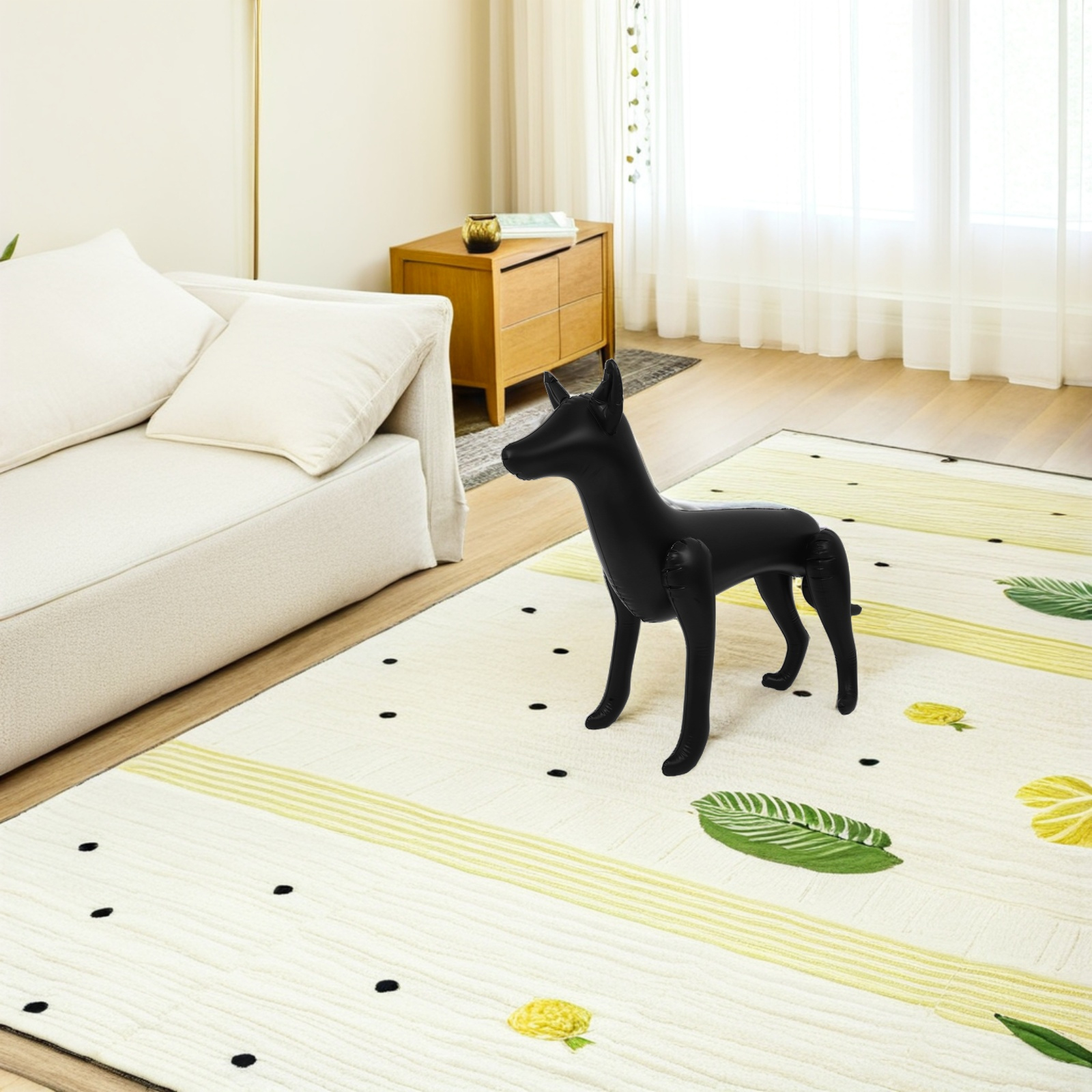 Inflatable Dog Mannequin Displ - Men Grooming Full Body ulasan dan harga