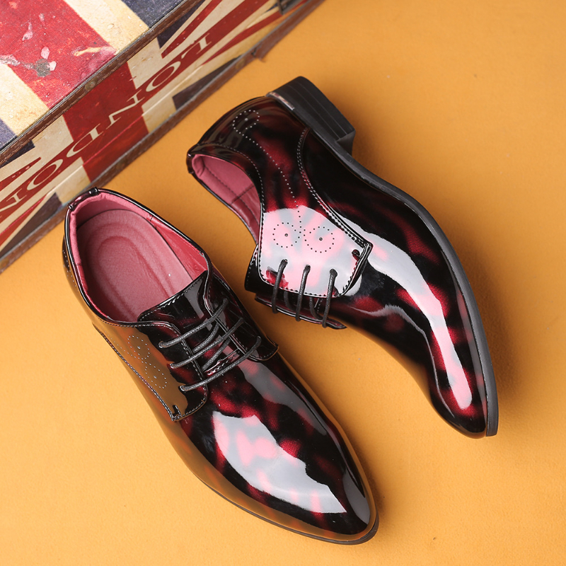 Wine Red Patent Leather Pointe - Men'S Grooming Oxford ulasan dan harga