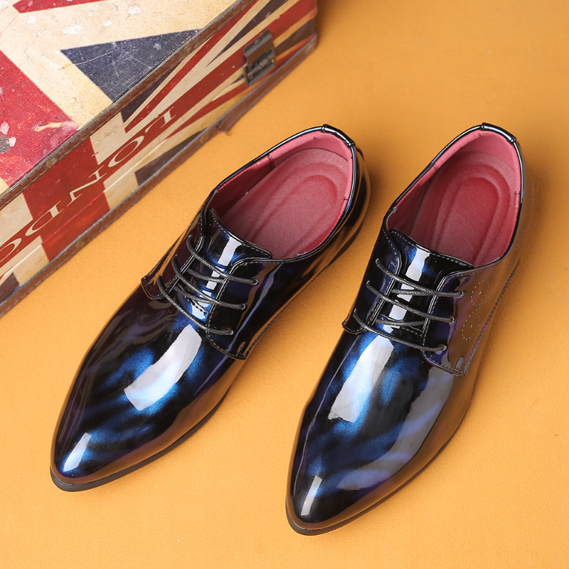 Wine Red Patent Leather Pointe - Men'S Grooming Oxford ulasan dan harga