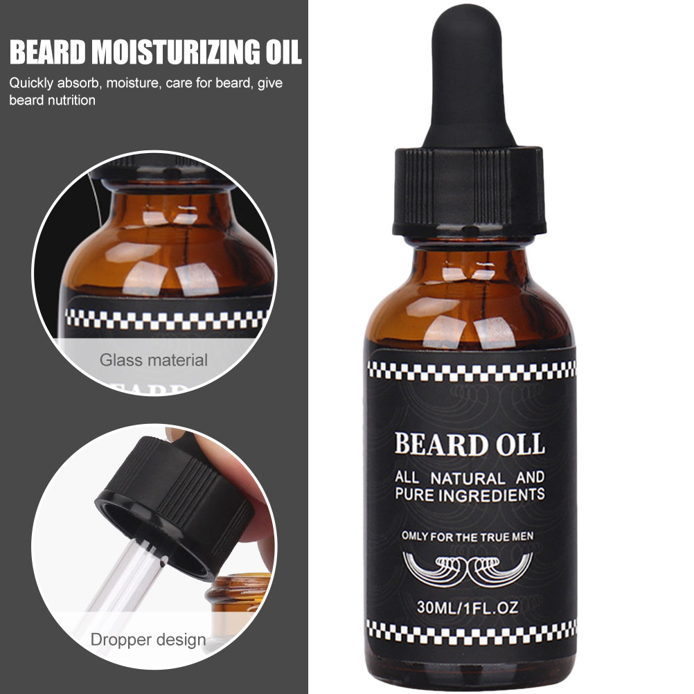 1 Bottle Natural Beard Oil for - Mens Grooming Treatment ulasan dan harga