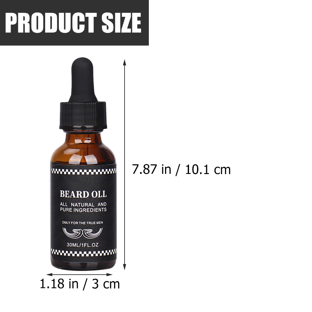 1 Bottle Natural Beard Oil for - Mens Grooming Treatment ulasan dan harga