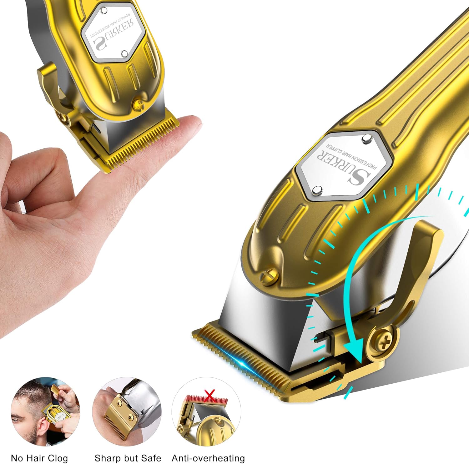 Professional Cordless Hair Cli - Men'S Grooming Images ulasan dan harga