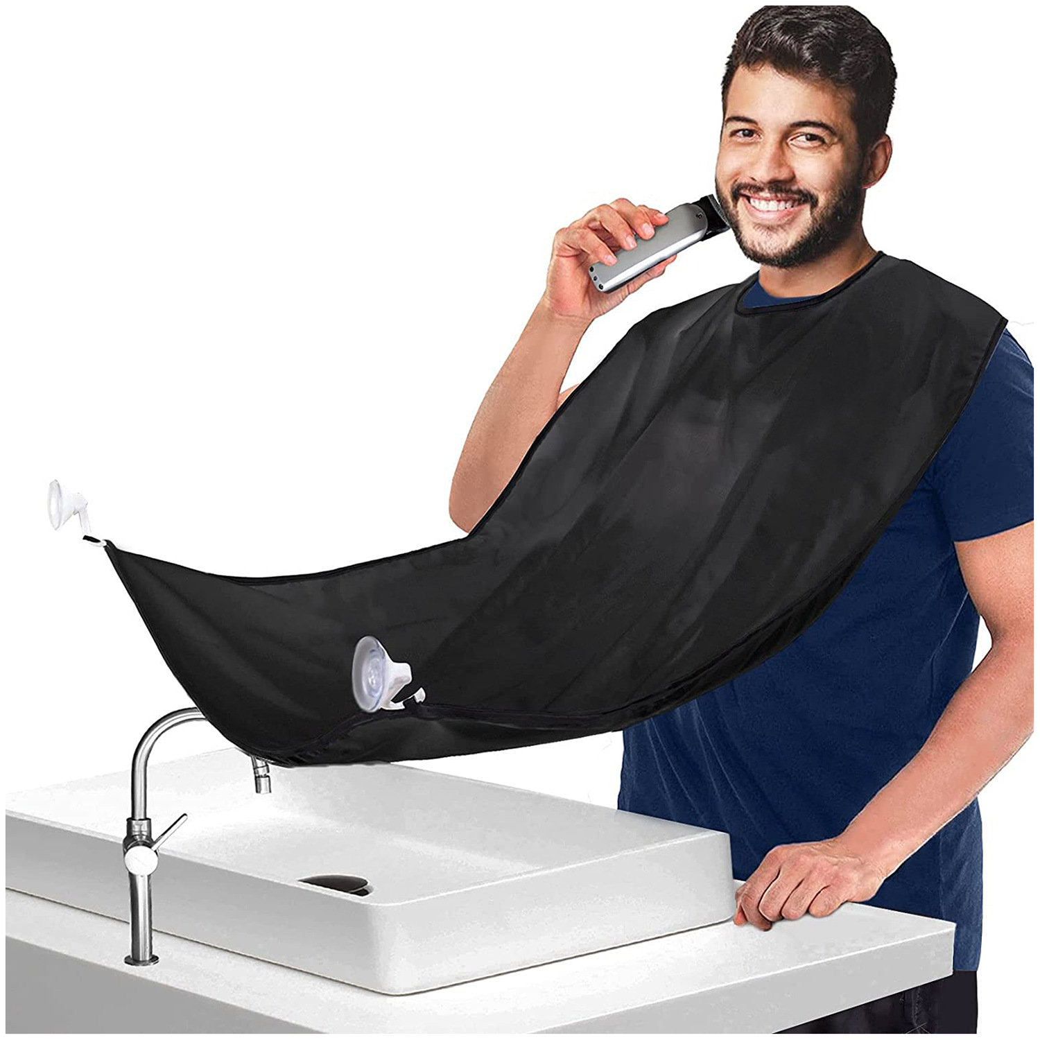 1pc Men Beard Shaving Apron Tr - Men'S Grooming Mirror ulasan dan harga
