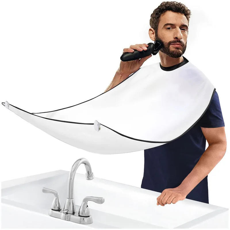 1pc Men Beard Shaving Apron Tr - Men'S Grooming Mirror ulasan dan harga