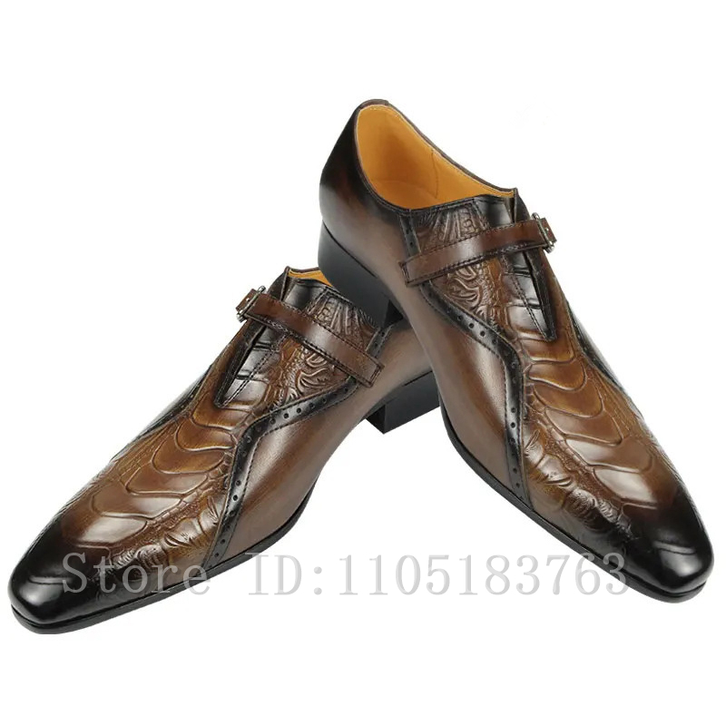 Luxury Men's Brown Black Handm - Men'S Grooming Oxford ulasan dan harga