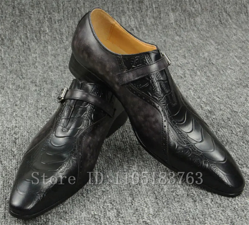 Luxury Men's Brown Black Handm - Men'S Grooming Oxford ulasan dan harga
