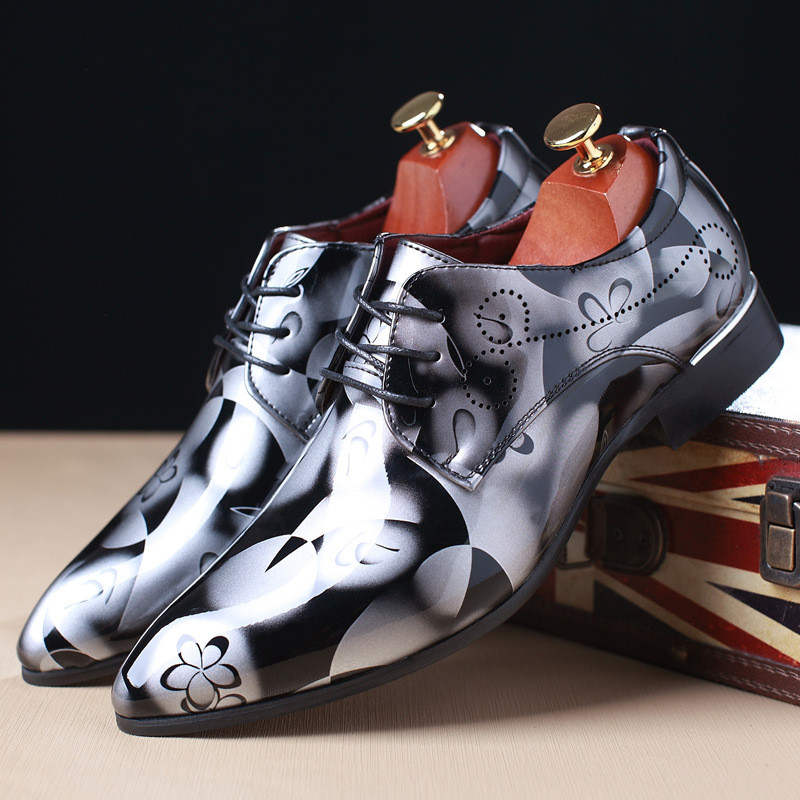 2026 Men Dress Shoes Floral Pa - Men'S Grooming Oxford ulasan dan harga