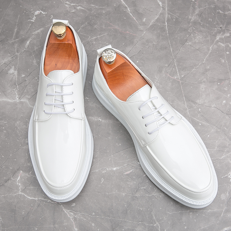 White Classic Office Men Shoes - Men'S Grooming Oxford ulasan dan harga