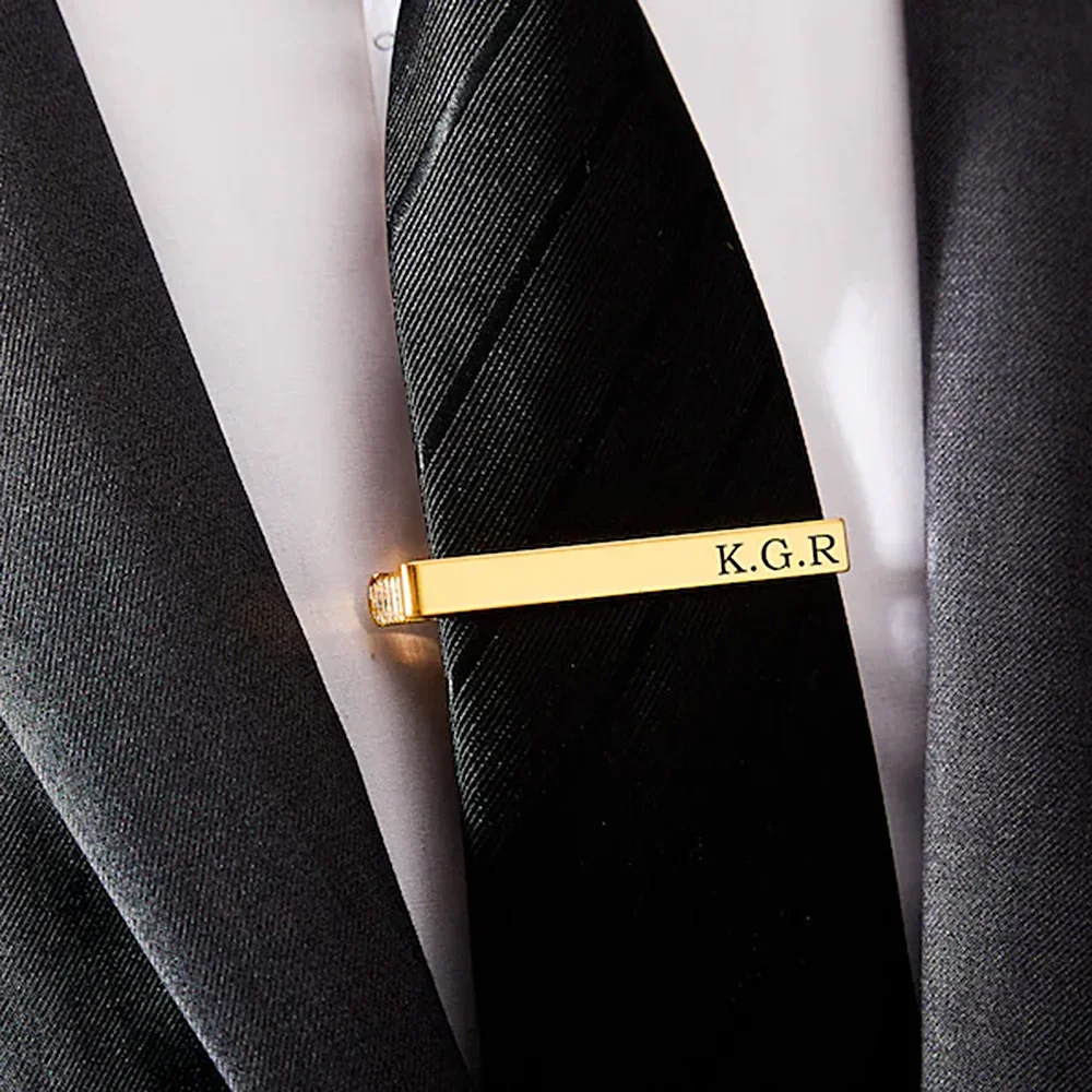 New Custom Carved Name Tie Cli - Men Grooming Usa ulasan dan harga