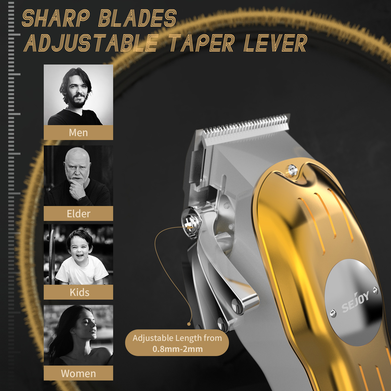 Sejoy Electric Baber Hair Clip - Hair Clipper Professional ulasan dan harga