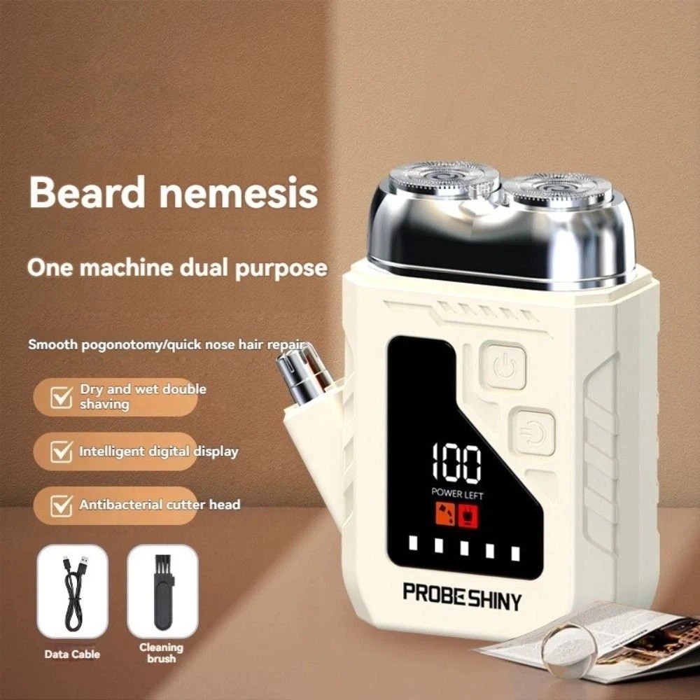 2in1 Mini Electric Shaver Digi - Men'S Grooming Mirror ulasan dan harga