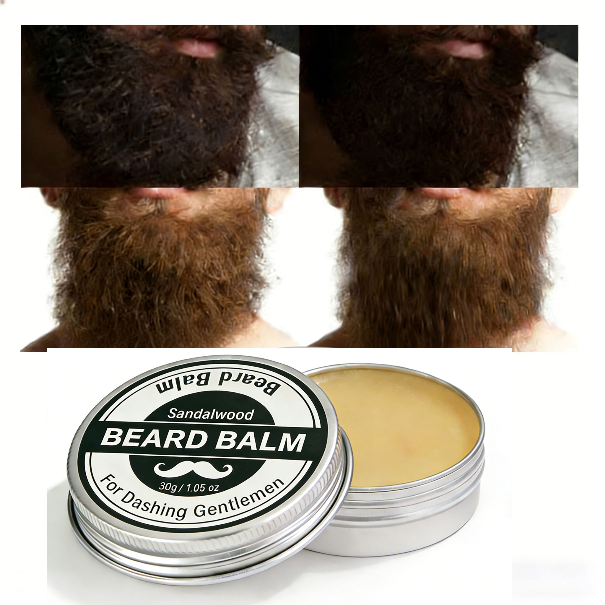 Strong Hold Beard Wax 30g, Nat - Men'S Grooming Wax ulasan dan harga