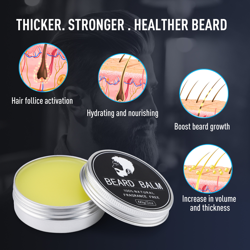 Natural Beard Balm Wax Man Bea - Men'S Grooming Wax ulasan dan harga
