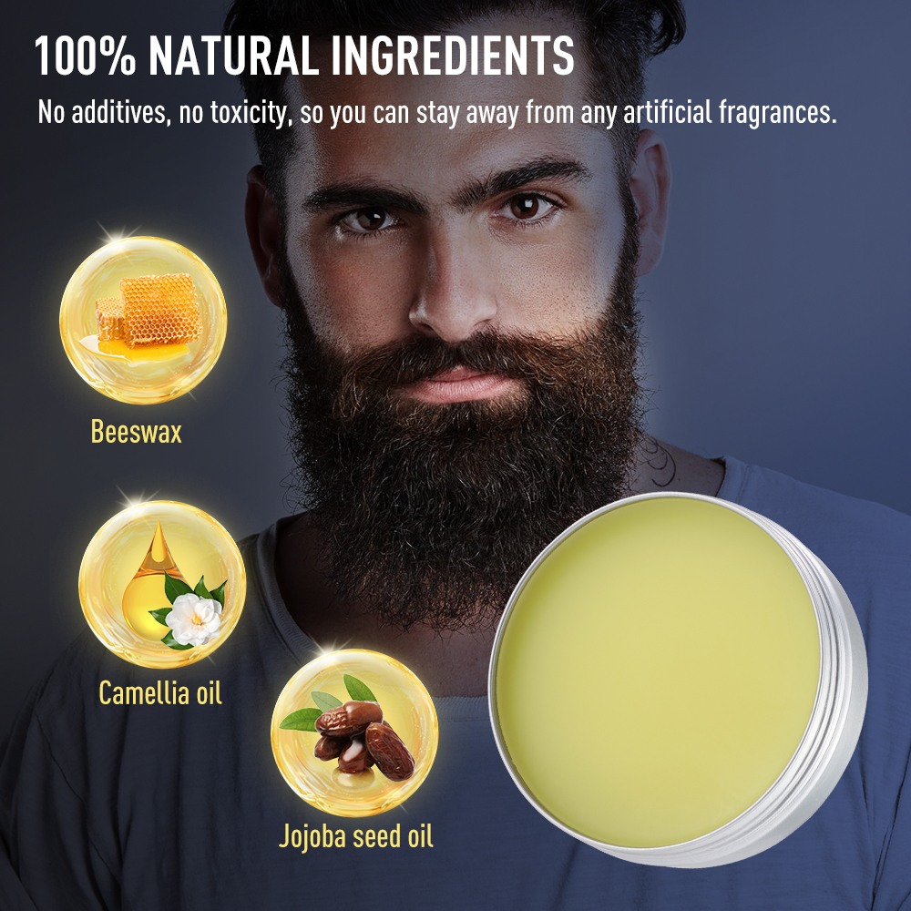 Natural Beard Balm Wax Moistur - Men'S Grooming Wax ulasan dan harga