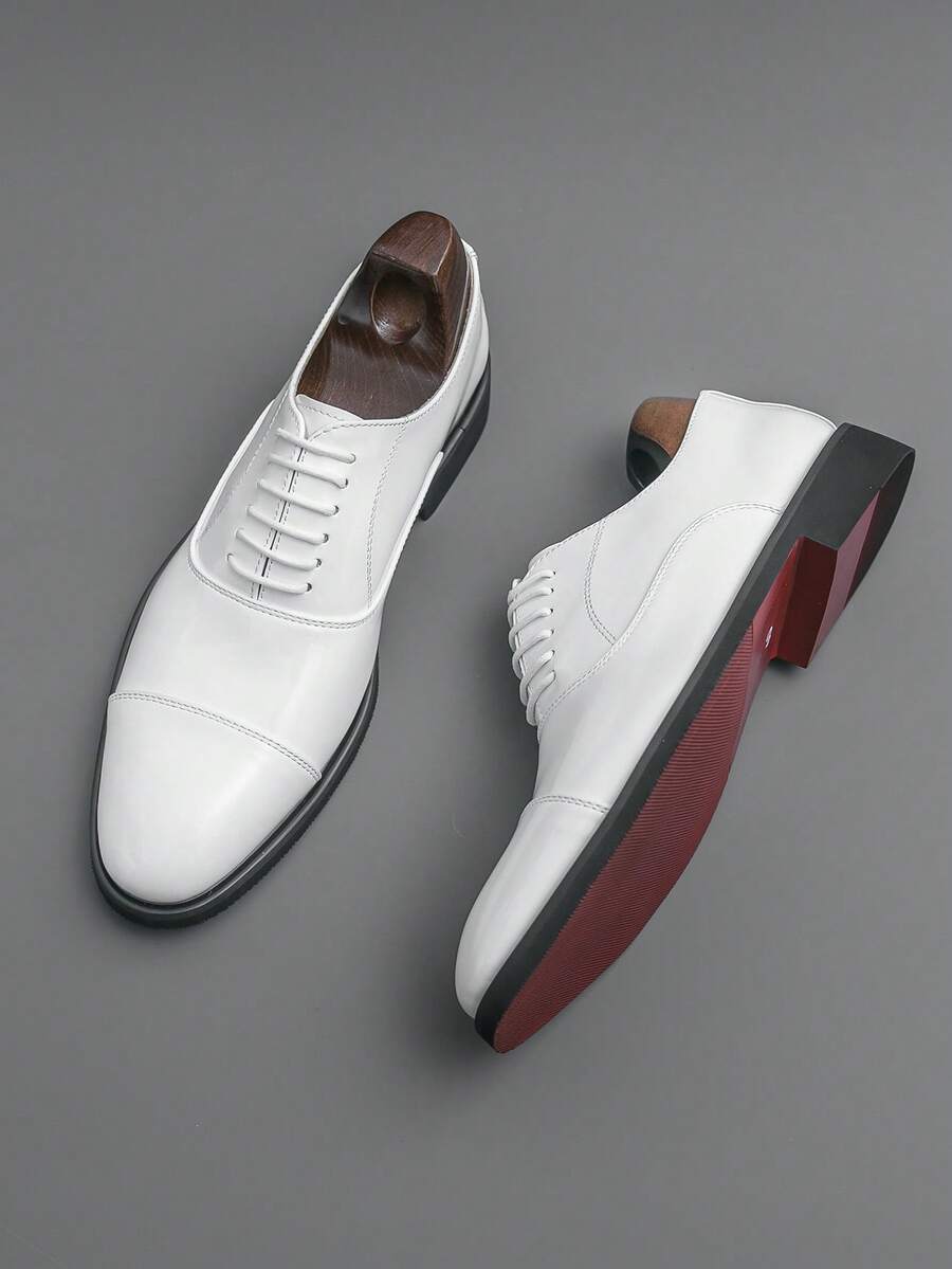 2026 New Men's White Red Sole  - Men'S Grooming Oxford ulasan dan harga