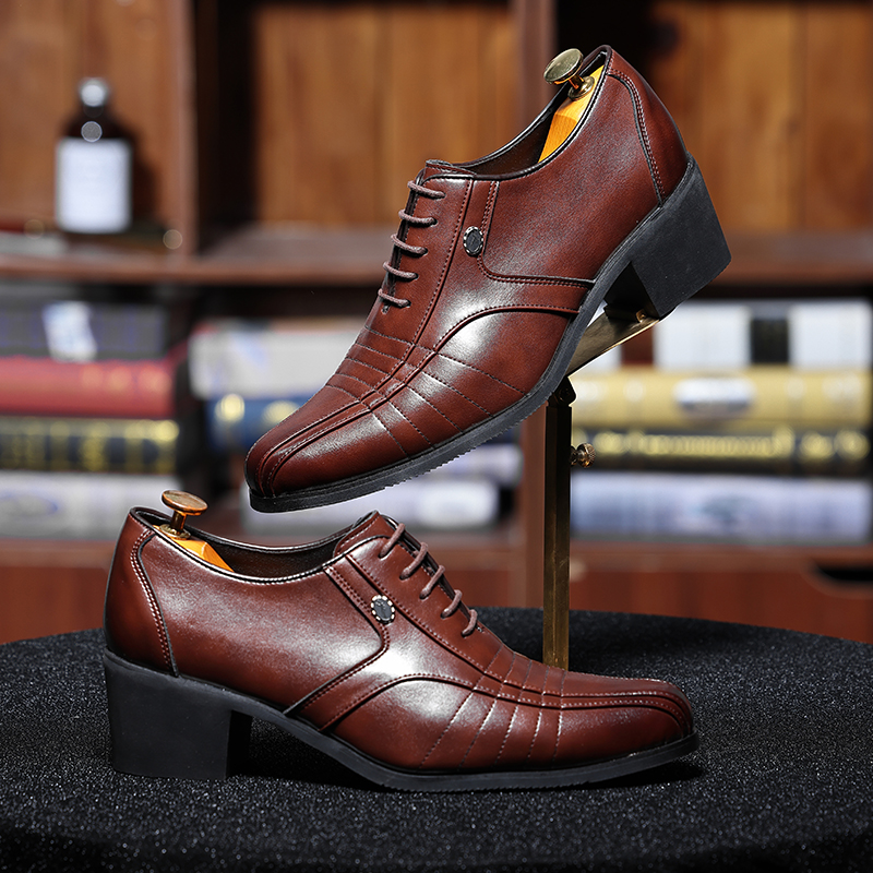 Luxury High Heel Men's Shoes F - Men'S Grooming Oxford ulasan dan harga