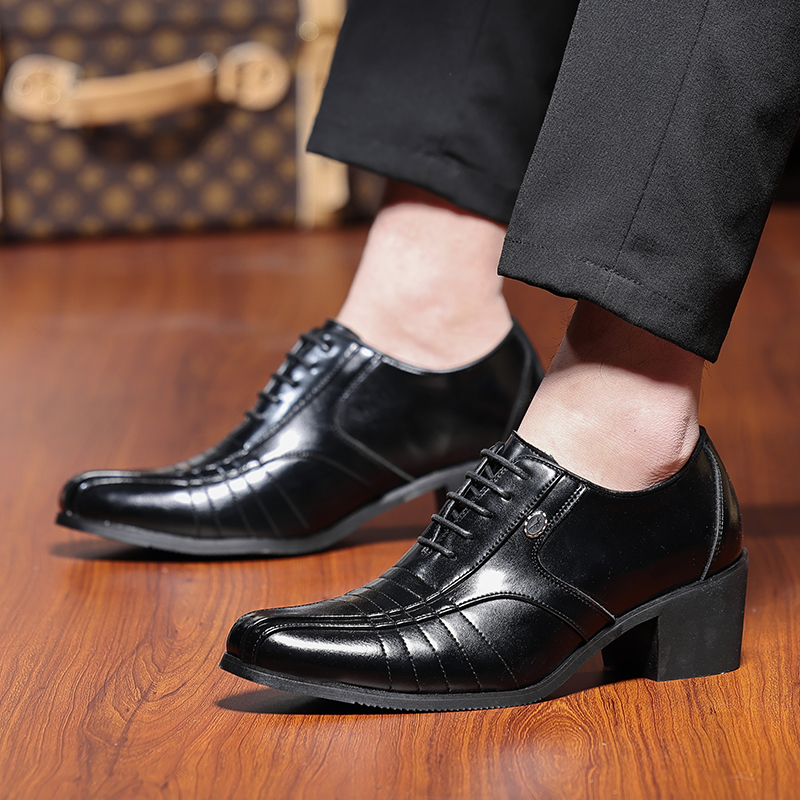 Luxury High Heel Men's Shoes F - Men'S Grooming Oxford ulasan dan harga