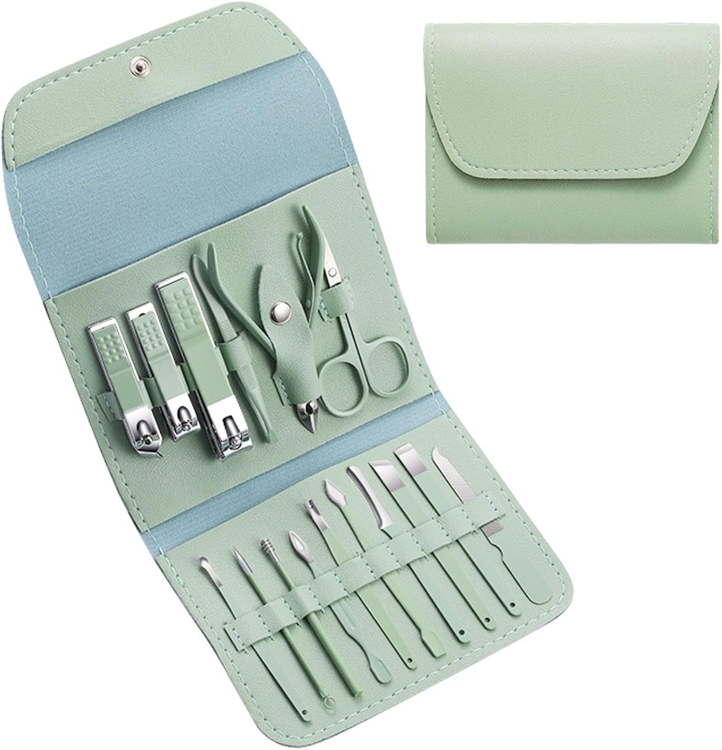 Manicure Set Nail Clippers set - Mens Grooming Travel Kit ulasan dan harga