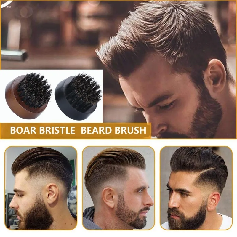 Beard Brush Man Boar Bristles  - Men'S Beard Grooming ulasan dan harga