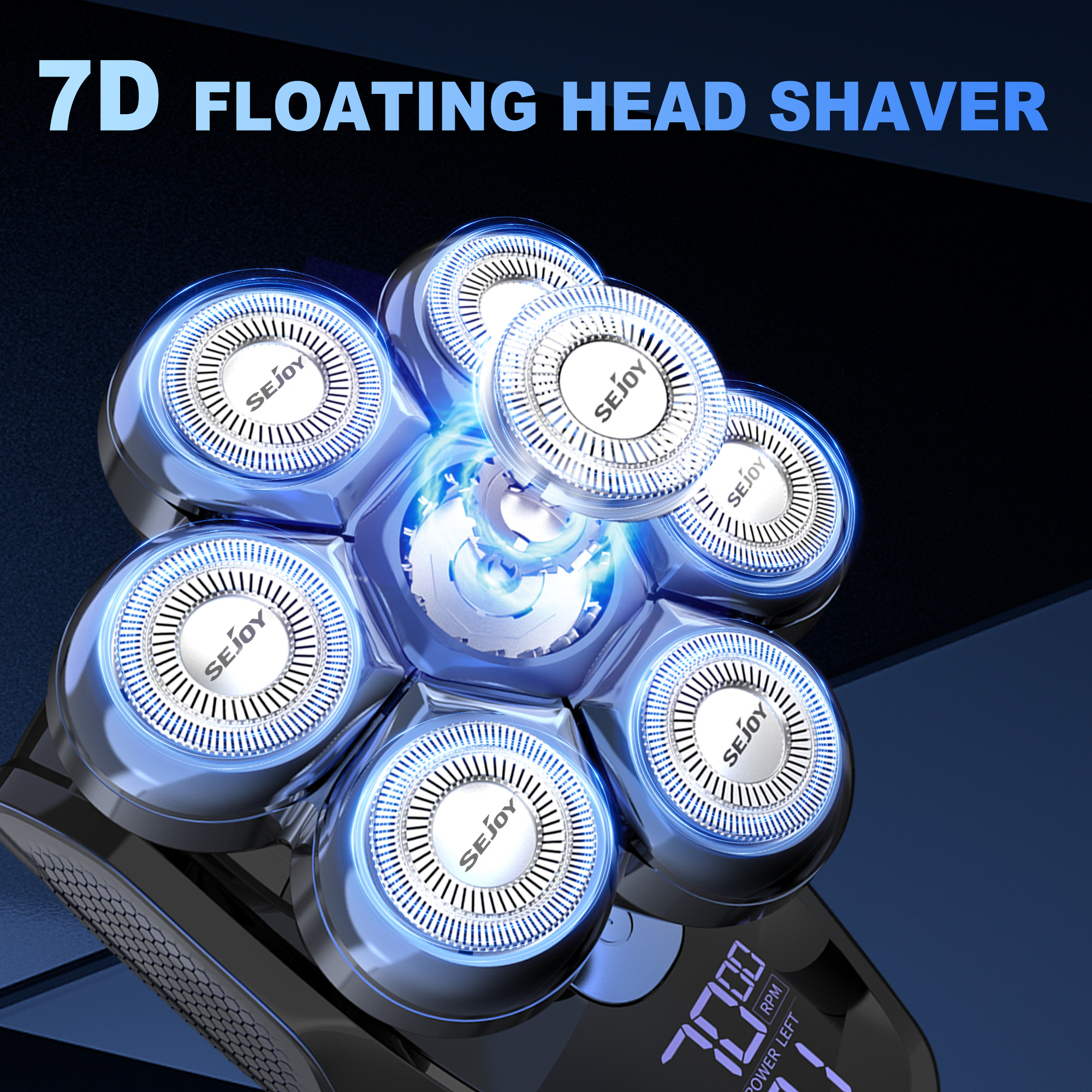 Sejoy 6-in-1 7D Head Shavers f - Men Grooming Full Body ulasan dan harga