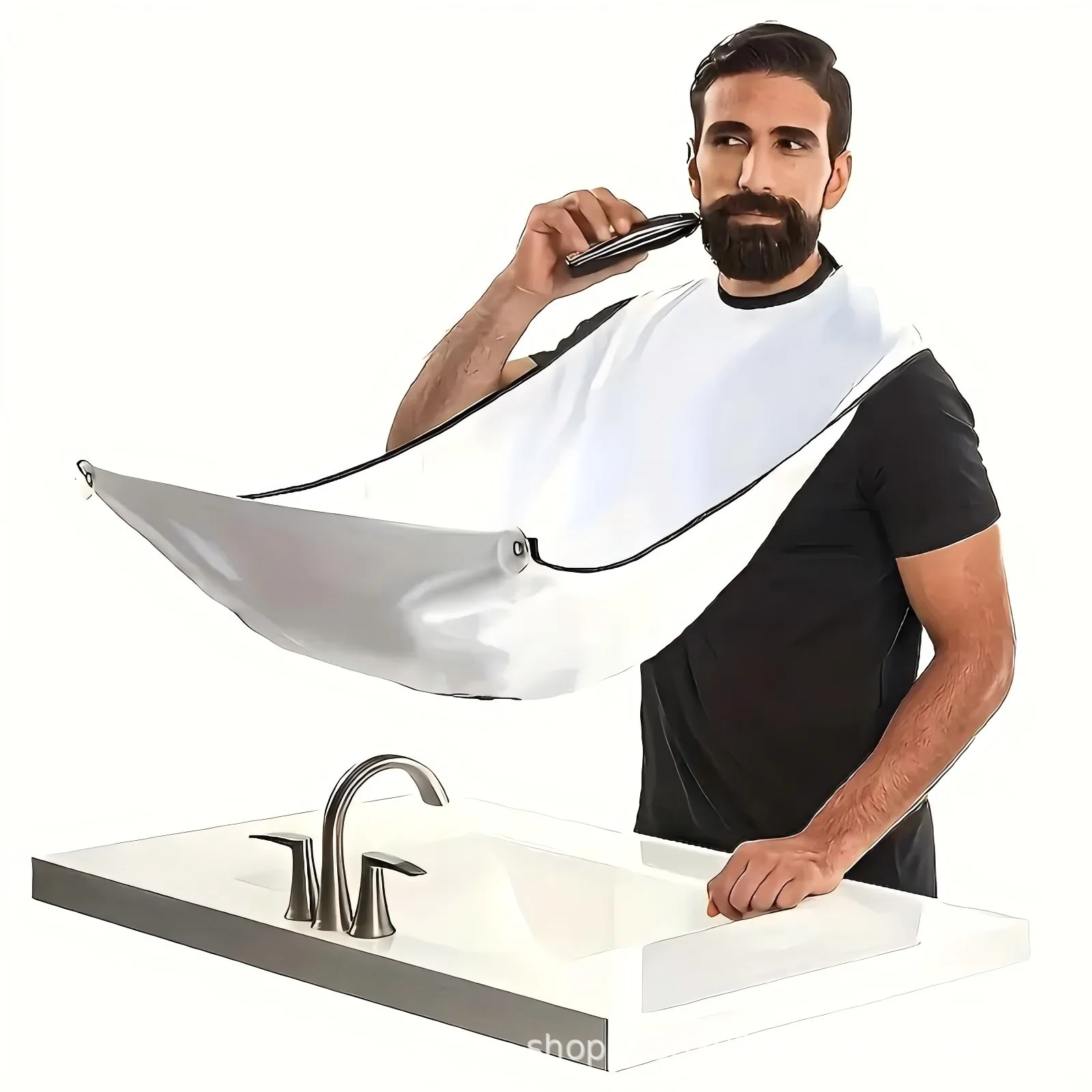 Beard Shaper Cape, Barber Cape - Men Grooming Usa ulasan dan harga