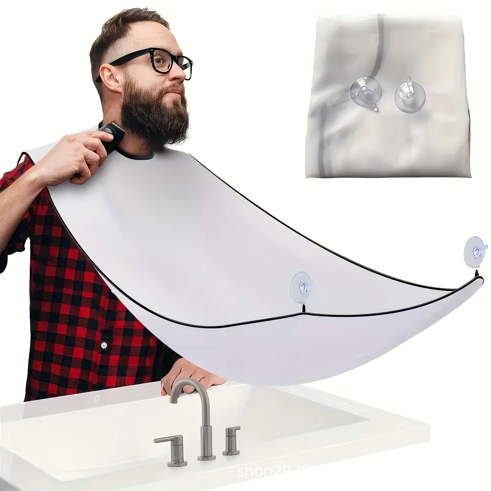 Beard Shaper Cape, Barber Cape - Men Grooming Usa ulasan dan harga