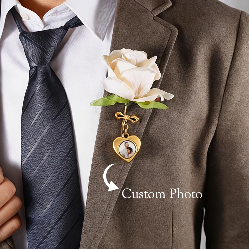 Custom Photo Brooch For Women  - Men Grooming Usa ulasan dan harga