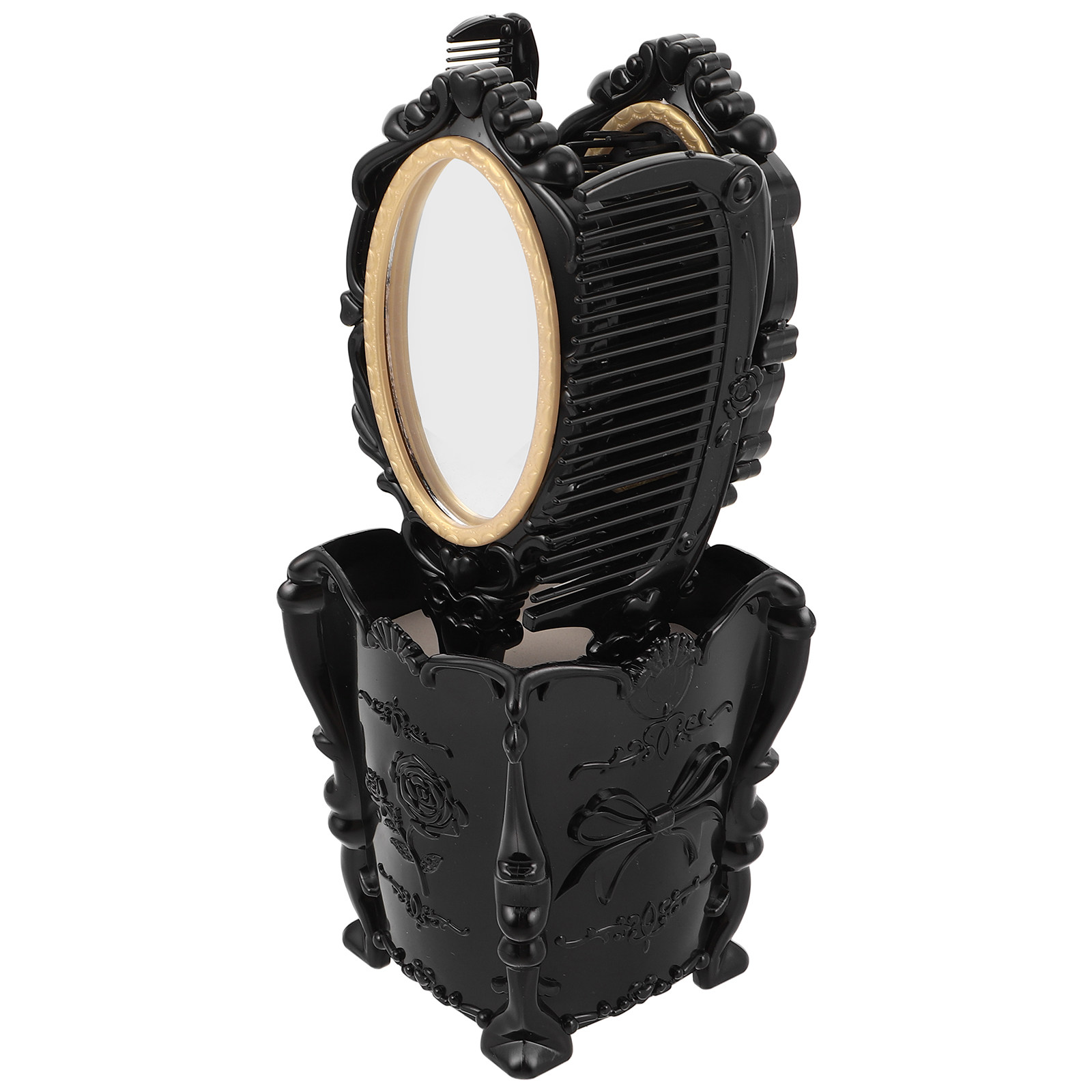Vintage Hair Comb and Mirror S - Men'S Grooming Mirror ulasan dan harga