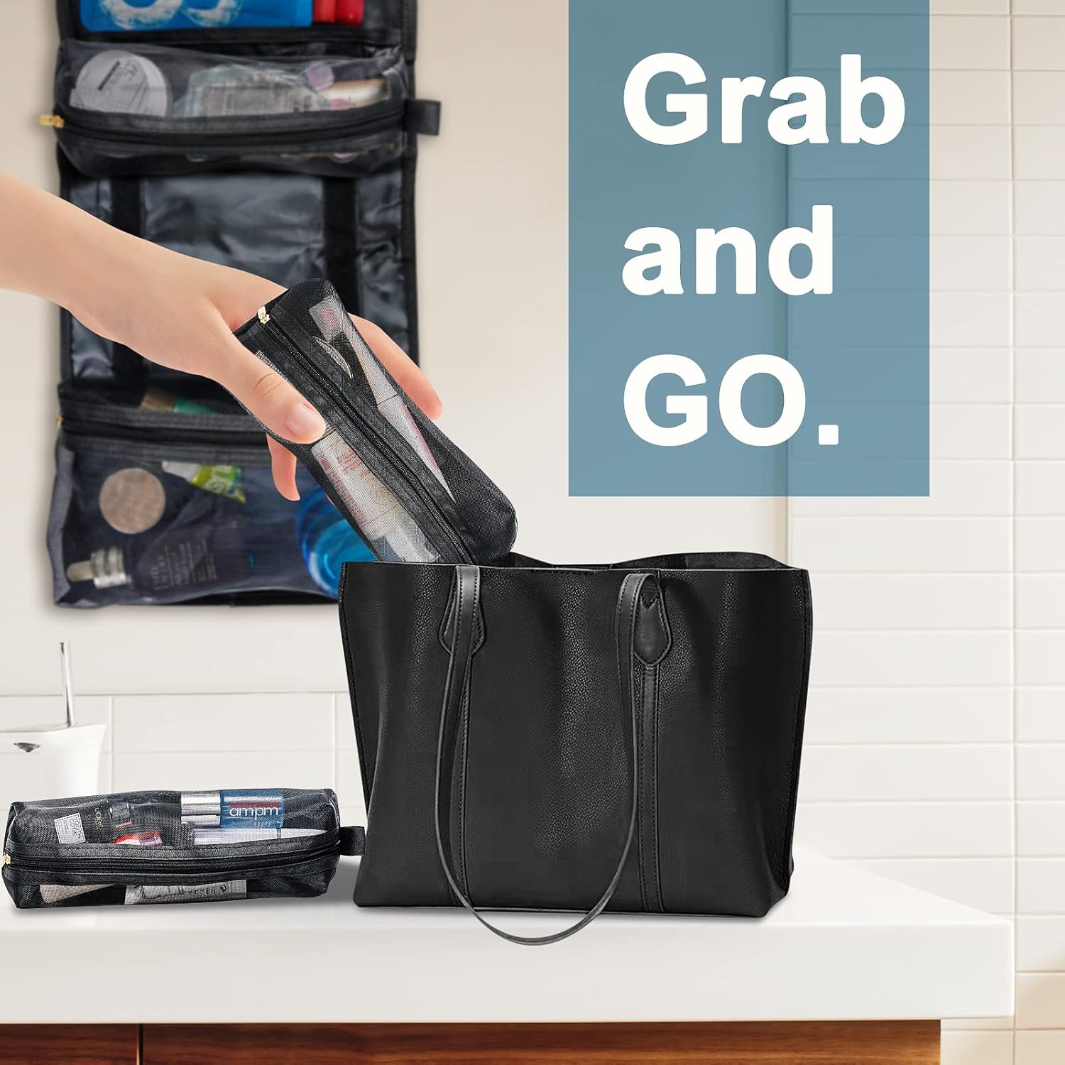 Roll-Up Hanging Toiletry Bag w - Men'S Grooming Images ulasan dan harga