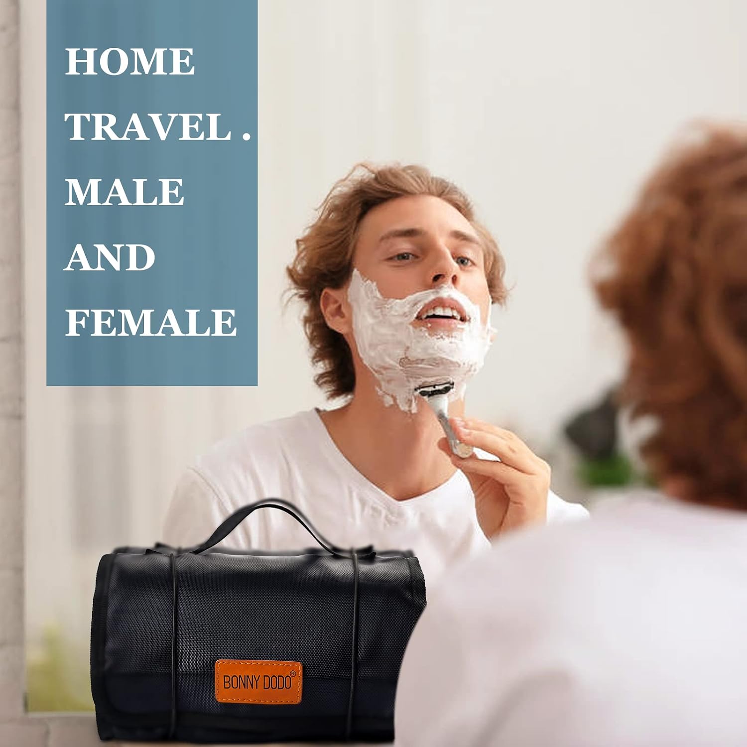 Roll-Up Hanging Toiletry Bag w - Men'S Grooming Images ulasan dan harga