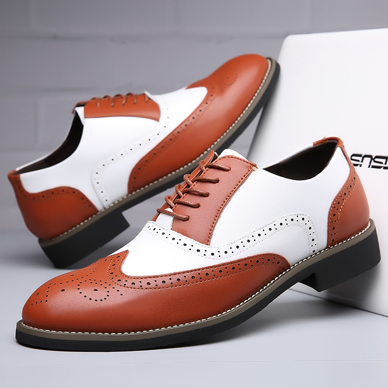 Men Dress Shoes Genuine Leathe - Men'S Grooming Oxford ulasan dan harga