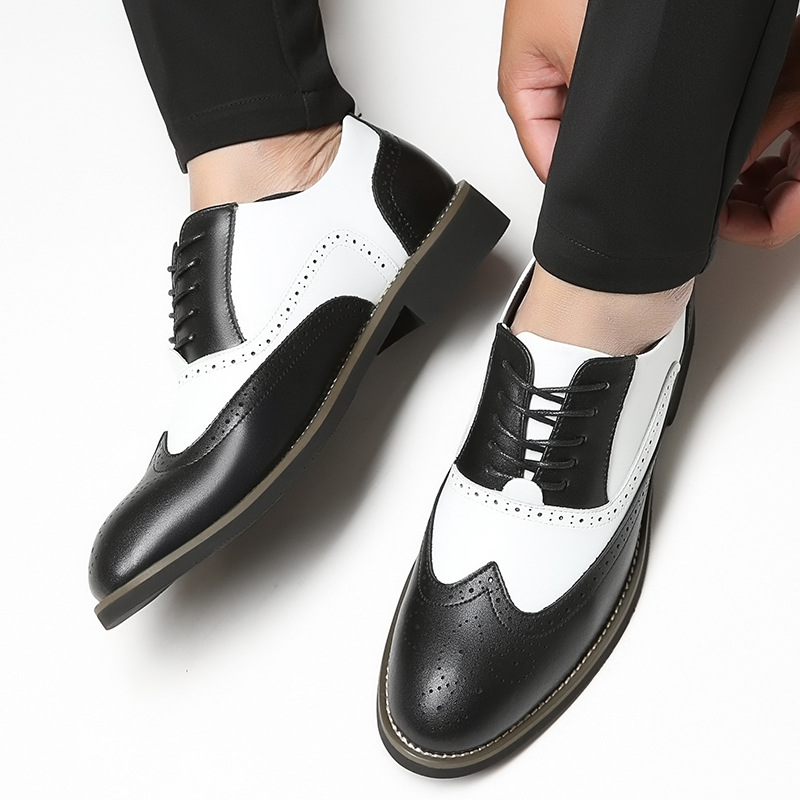 Men Dress Shoes Genuine Leathe - Men'S Grooming Oxford ulasan dan harga
